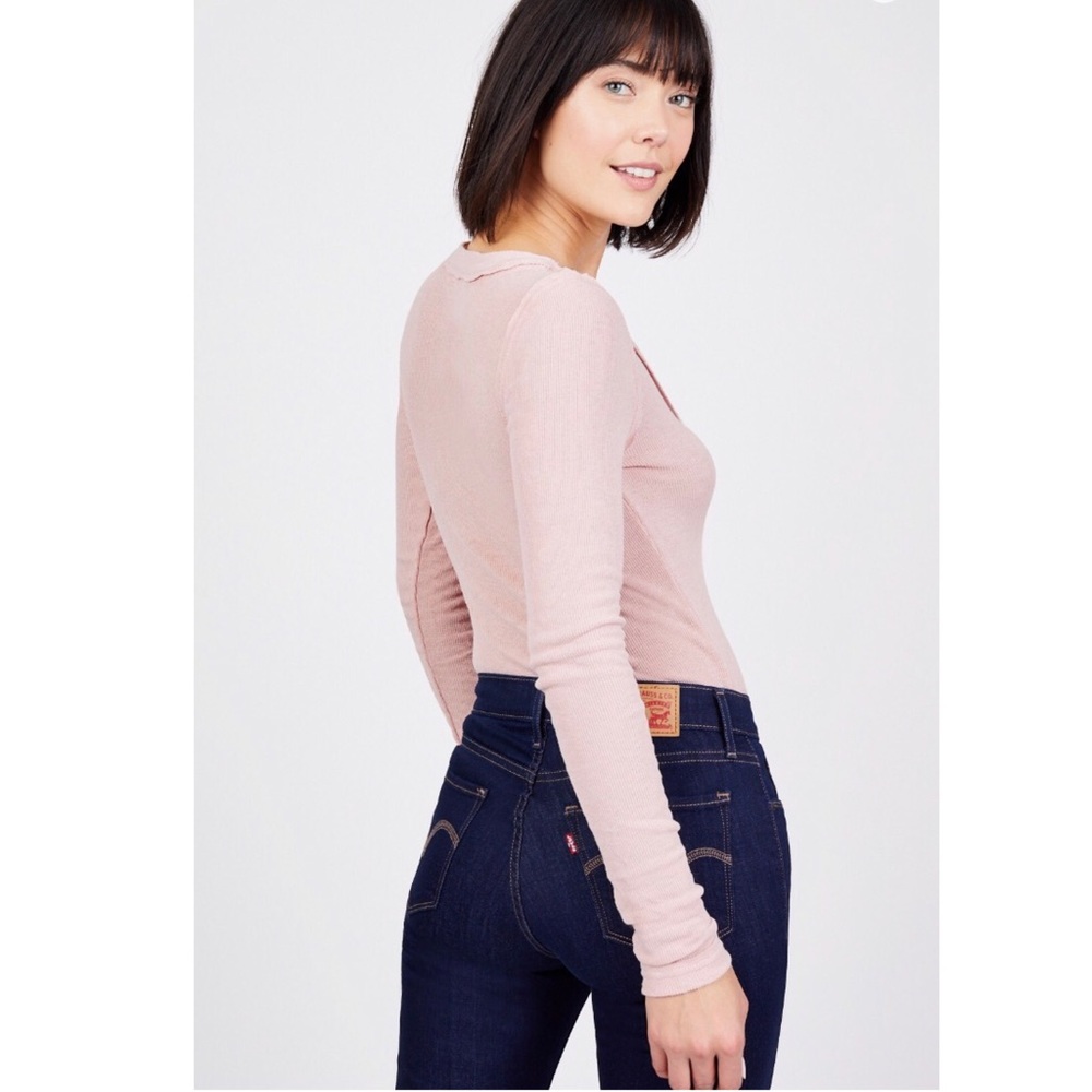Free People Fitted Ribbed Cardigan - Picture 3 of 6